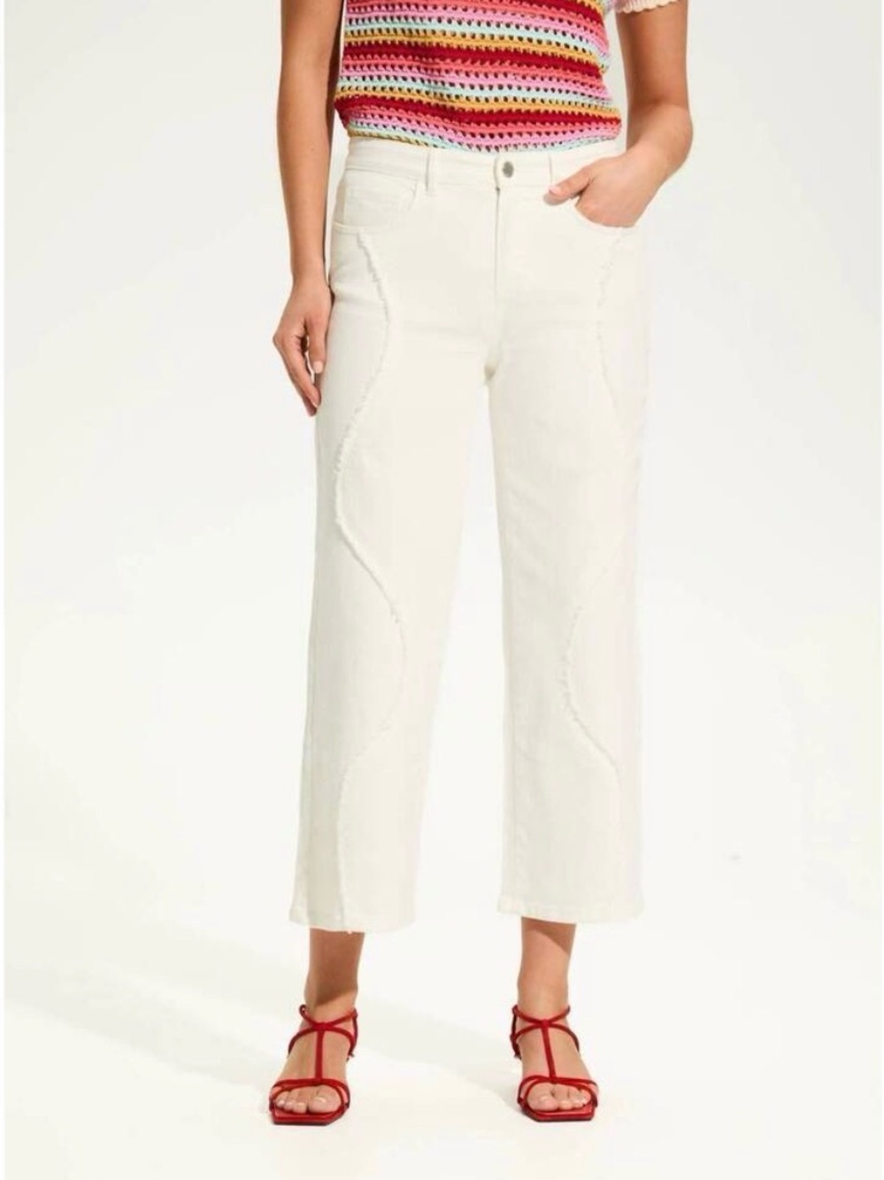 fdj french dressing jeans Christina White 10 Minimalist Crisp Classic Cotton